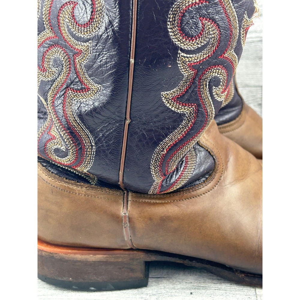 Nocona Boots Mens Leather Cowboy Western Boots Br… - image 8